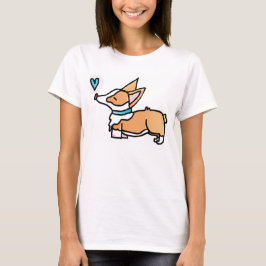 SWEET CORGI KISSES. T SHIRT