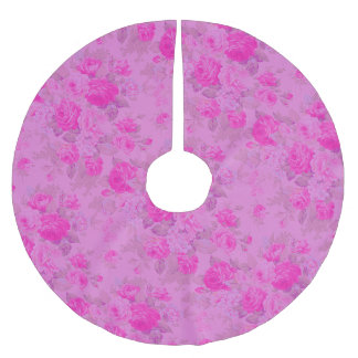 Sweet Cottage Lila and Rosa jul Julgransmatta Borstad Polyester