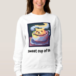 sweet cup of tea, pixelart, Pixel Art, shirt T