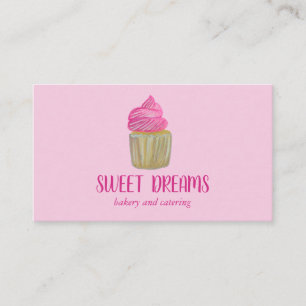 Sweet Cupaka Catering Bakery Charming Rosa ANPASSN Visitkort