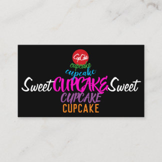 Sweet CUPCAKE Sweet Visitkort