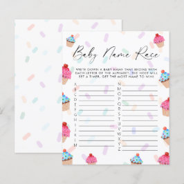 Sweet Cupcoa Gender Reveal Game Baby Namn