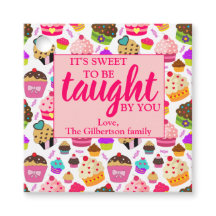 Sweet Cupkaka Teacher-uppskattning