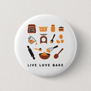 Sweet Cute Baking Verktyg Art Knapp