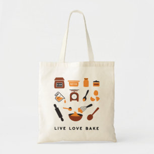 Sweet Cute Baking Verktyg Art Tygkasse