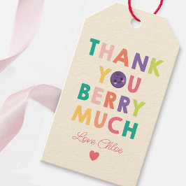 Sweet Cute Berry Märkre, Tack Berry Mycket ch Presentetikett