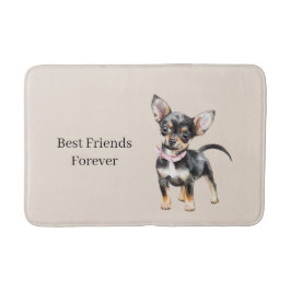 Sweet Cute Brown Cream Chihuahua Dog Best Friends Badrumsmatta