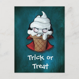 Sweet Cute Vampire Ice Cream Vykort