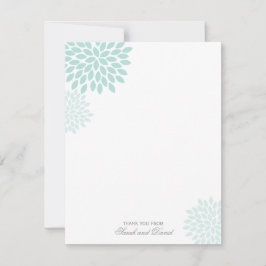 Sweet Dahlias Bröllop Tack Kort