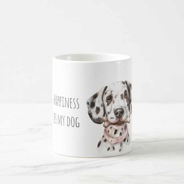 Sweet Dalmatian Puppy Dog Kaffemugg (Center)