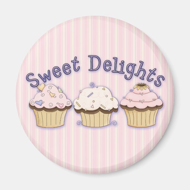 Sweet Delight Muffinss Magnet (Framsidan)