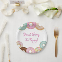 Sweet Donut Birthday | Färgfulla barn Party -