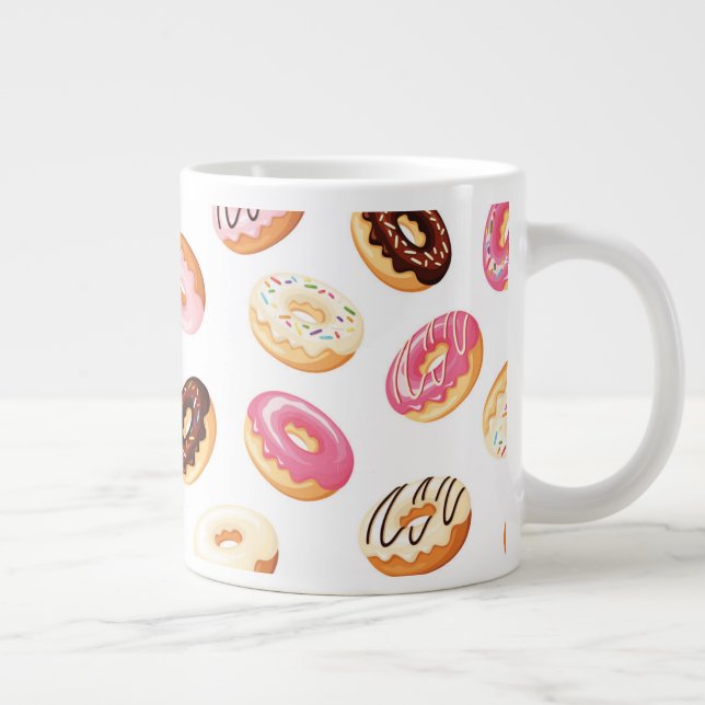 Sweet Donut Mönster Jumbo Mugg (Höger)