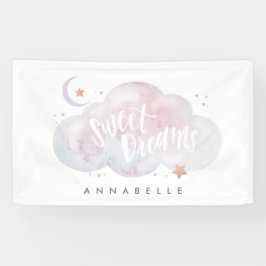 SWEET DREAMS Anpassningsbar Slumber Party-banderol