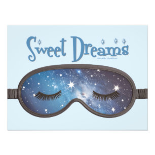 Sweet Dreams Ansikte Mask Fototryck