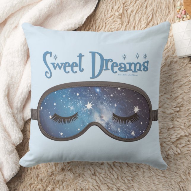 Sweet Dreams Ansikte Mask Kudde (Filt)