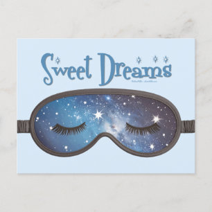 Sweet Dreams Ansikte Mask Vykort
