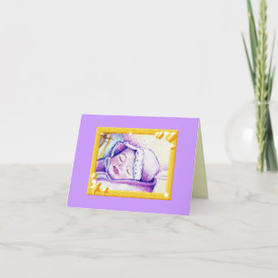 Sweet Dreams Baby Anpassade Notecard Kort