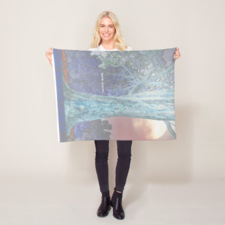 sweet dreams baby blanket. fleecefilt