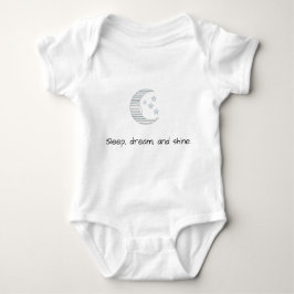 Sweet Dreams Baby - Crescent Måne & Stars Baby ut T Shirt