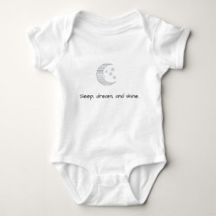 Sweet Dreams Baby - Crescent Måne & Stars Baby ut T Shirt