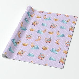 Sweet Dreams Baby Monkey Mönster Presentpapper