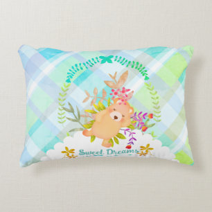 Sweet Dreams Bear Baby Pillow Prydnadskudde