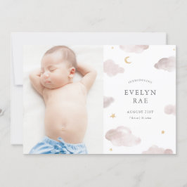 Sweet Dreams Birth Announcement Meddelande