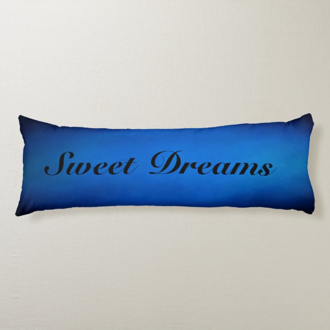 Sweet Dreams Blue Ombre Body Pillow Kroppskudde (Framsidan)
