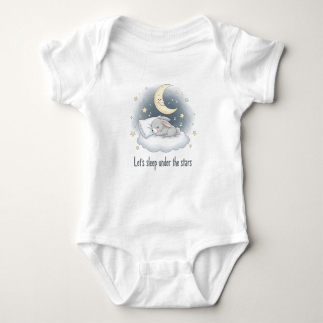 Sweet Dreams Bunny - Lunar Rocker T Shirt (Framsida)