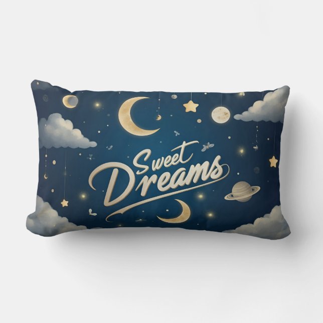 Sweet Dreams Celestial Design Lumbarkudde (Framsida)