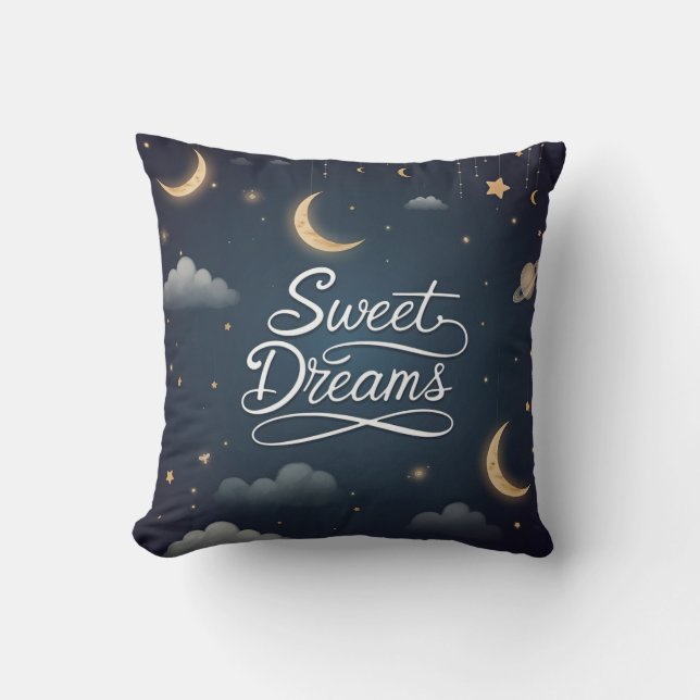 Sweet Dreams Dekorativ kudde - Magic Starry Night (Framsida)