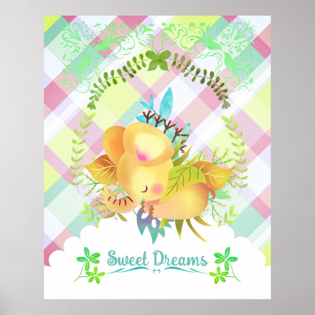 Sweet Dreams Elephant. Poster (Framsidan)