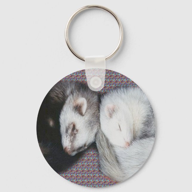 Sweet Dreams Ferrets Nyckelring (Framsida)