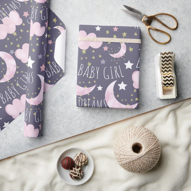 Sweet Dreams Flicka Presentpapper (Hantverk)
