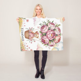 Sweet Dreams Flicka Shower Gift Fleecefilt