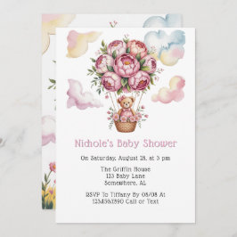 Sweet Dreams Flicka Shower Inbjudningar