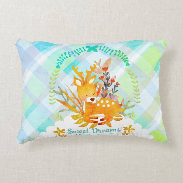 Sweet Dreams Hjort Baby accent Pillow Prydnadskudde (Framsidan)