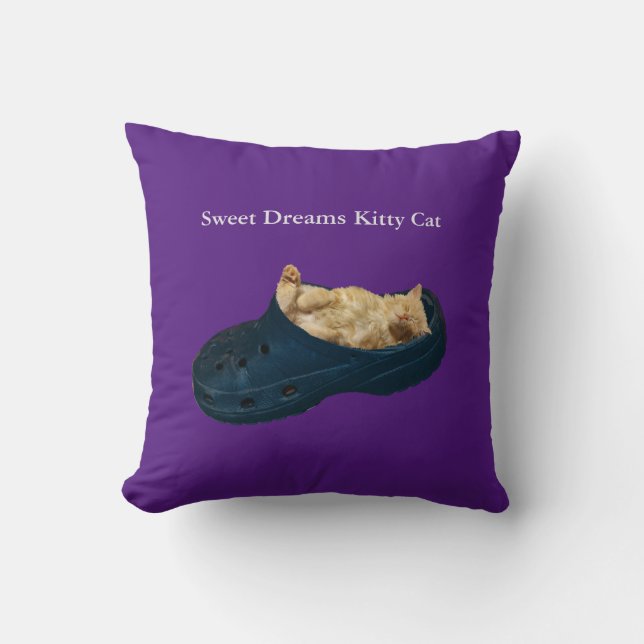 Sweet Dreams Kattunge, Throw Cushion Kudde (Framsida)