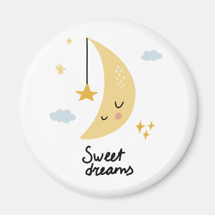 Sweet Dreams Måne & Stars Magnet