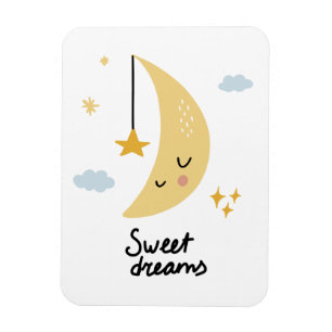 Sweet Dreams Måne & Stars Magnet