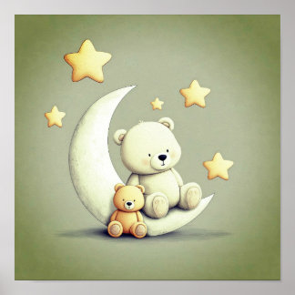 Sweet dreams nursery poster