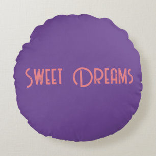 Sweet Dreams Pillow Rund Kudde
