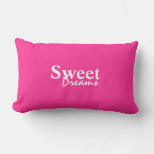 Sweet Dreams Red and White Pillow Lumbarkudde