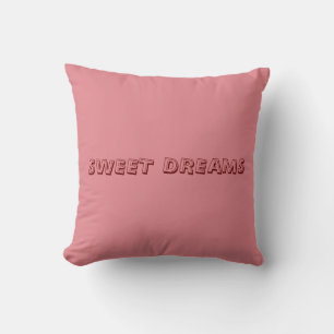 Sweet Dreams Rosa Girly Chic Girls Room Decor Kudde