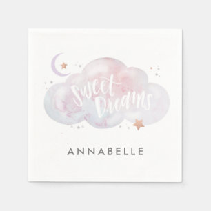 Sweet Dreams slumber Party Personlig Napkins Pappersservett