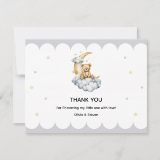 Sweet Dreams Teddy Bear on the Moon Tack Kort