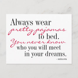 Sweet Dreams vycard Vykort