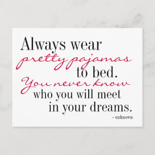 Sweet Dreams vycard Vykort