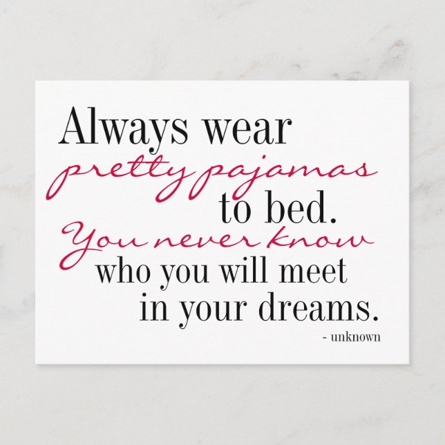 Sweet Dreams vycard Vykort (Framsida)